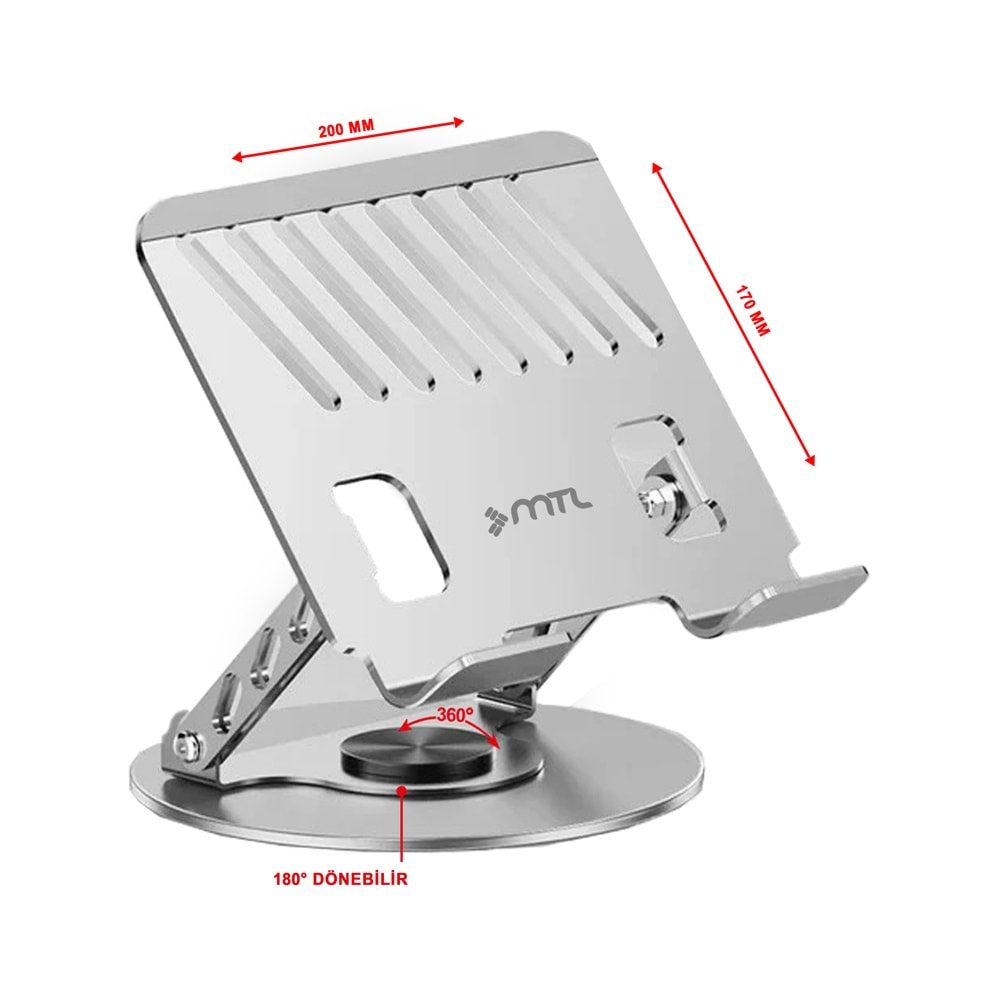 MT6541 MASA ÜSTÜ METAL STAND LAPTOP VE TABLET TUTUCU /100