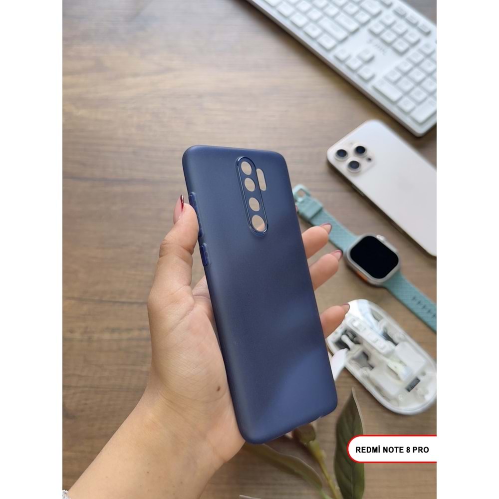 XİAOMİ REDMİ NOTE 8 PRO SÜPER İNCE MAT MTL ULTRA THİN SİLİKON KILIF