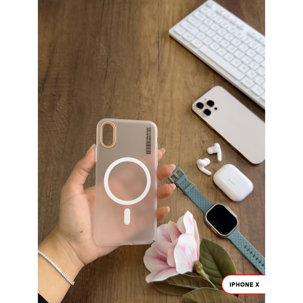 IPHONE X MAGSAFE UYUMLU MAT SERT KLEİN KILIF