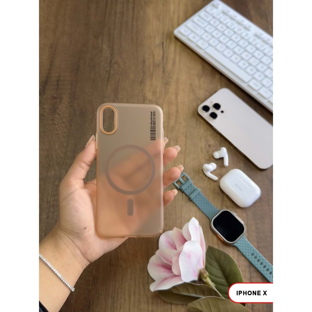 IPHONE X MAGSAFE UYUMLU MAT SERT KLEİN KILIF