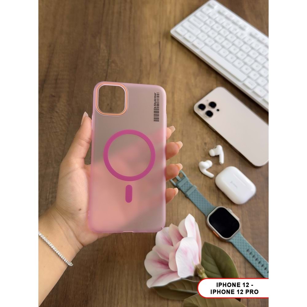 IPHONE 12/12 PRO MAGSAFE UYUMLU MAT SERT KLEİN KILIF