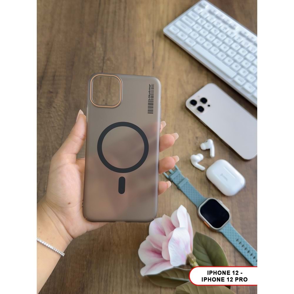 IPHONE 12/12 PRO MAGSAFE UYUMLU MAT SERT KLEİN KILIF
