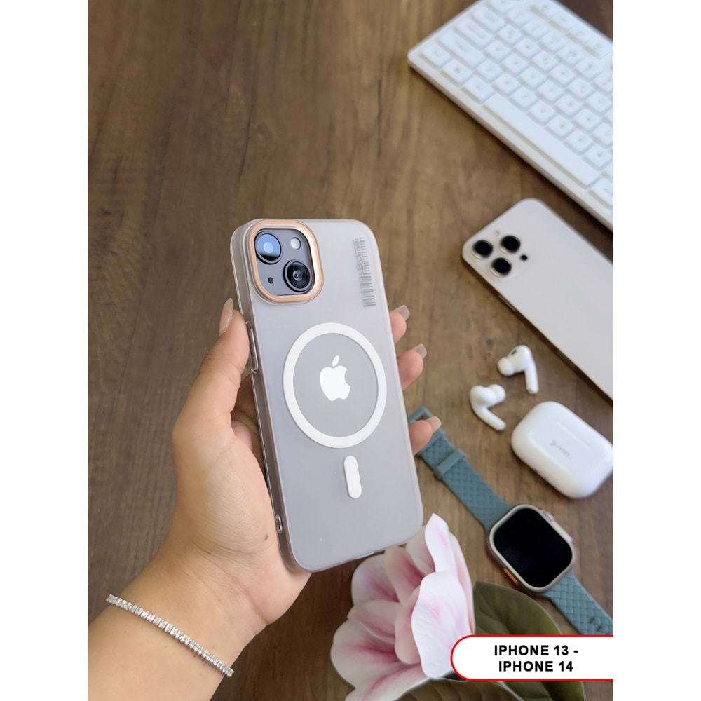 IPHONE 13/14 MAGSAFE UYUMLU MAT SERT KLEİN KILIF