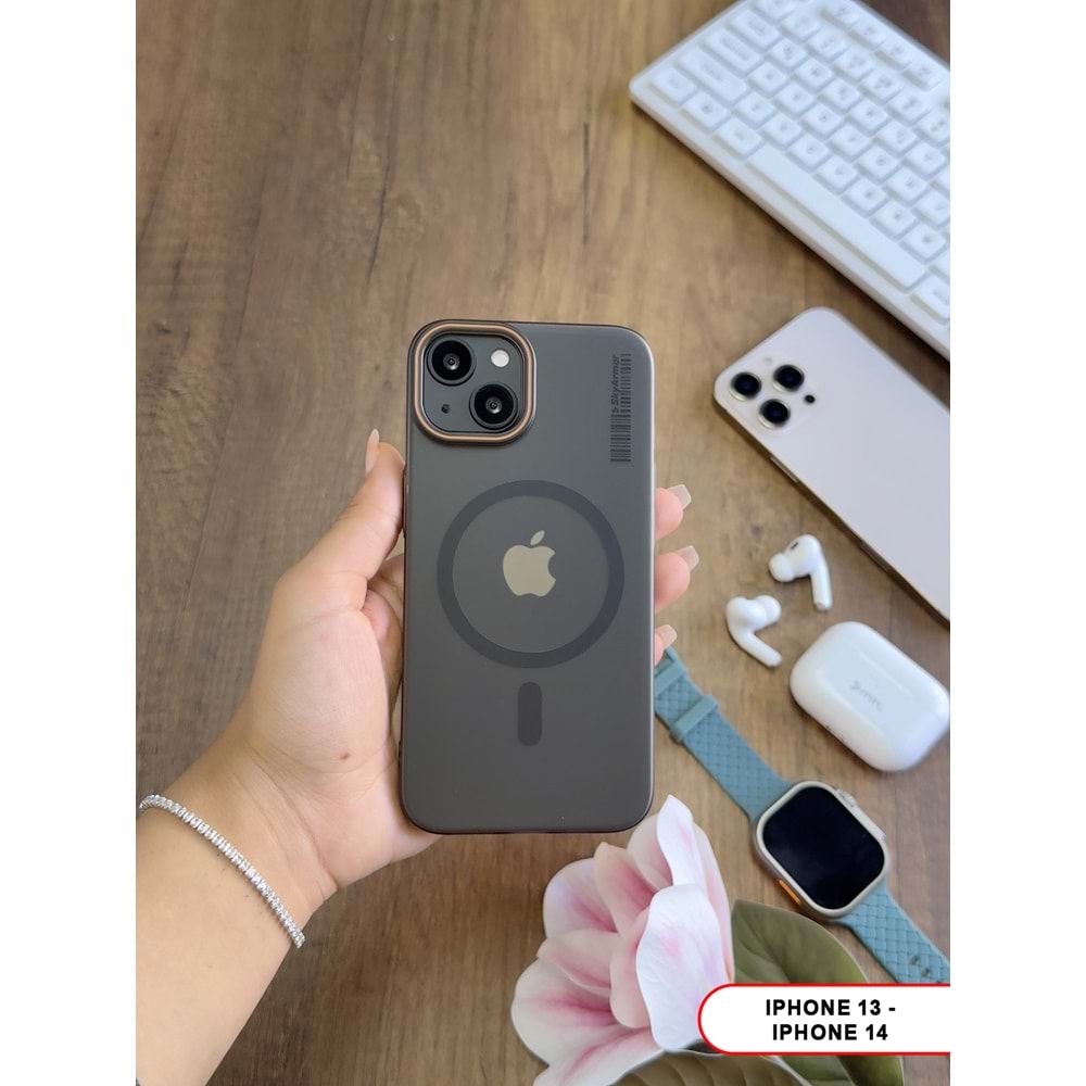 IPHONE 13/14 MAGSAFE UYUMLU MAT SERT KLEİN KILIF