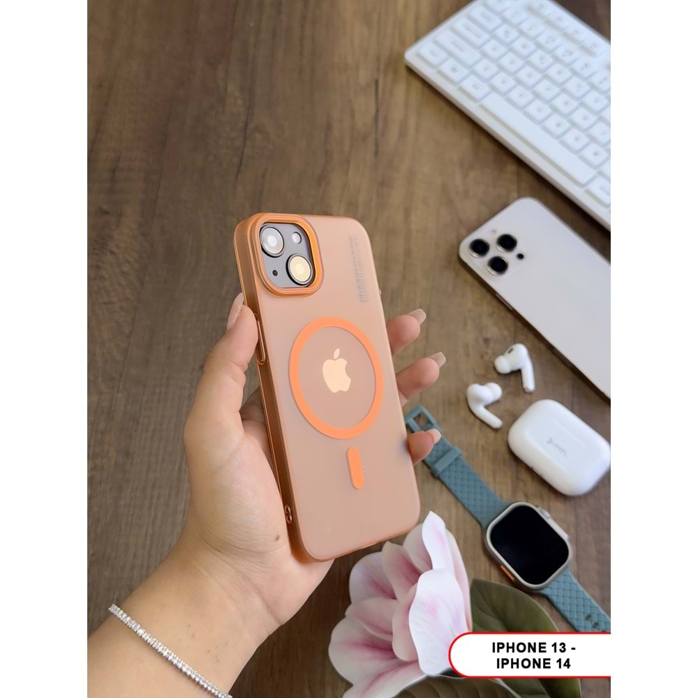 IPHONE 13/14 MAGSAFE UYUMLU MAT SERT KLEİN KILIF