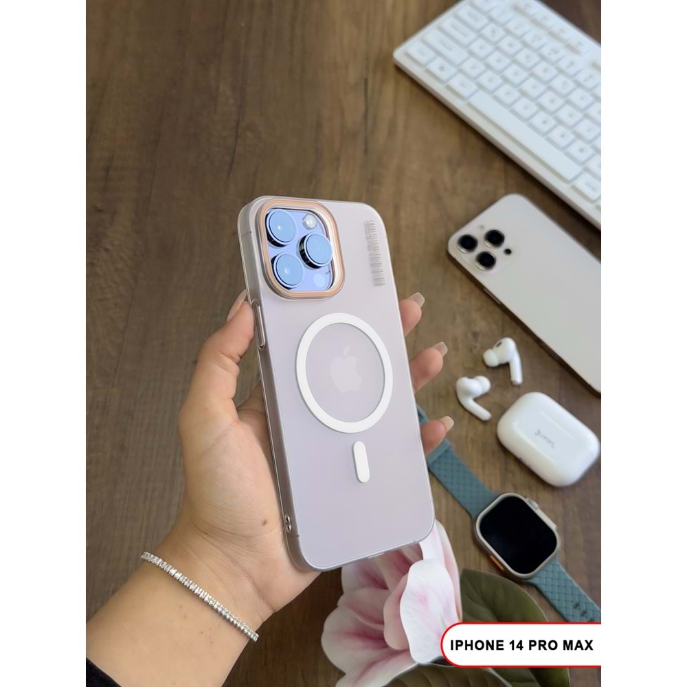 IPHONE 14 PRO MAX MAGSAFE UYUMLU MAT SERT KLEİN KILIF