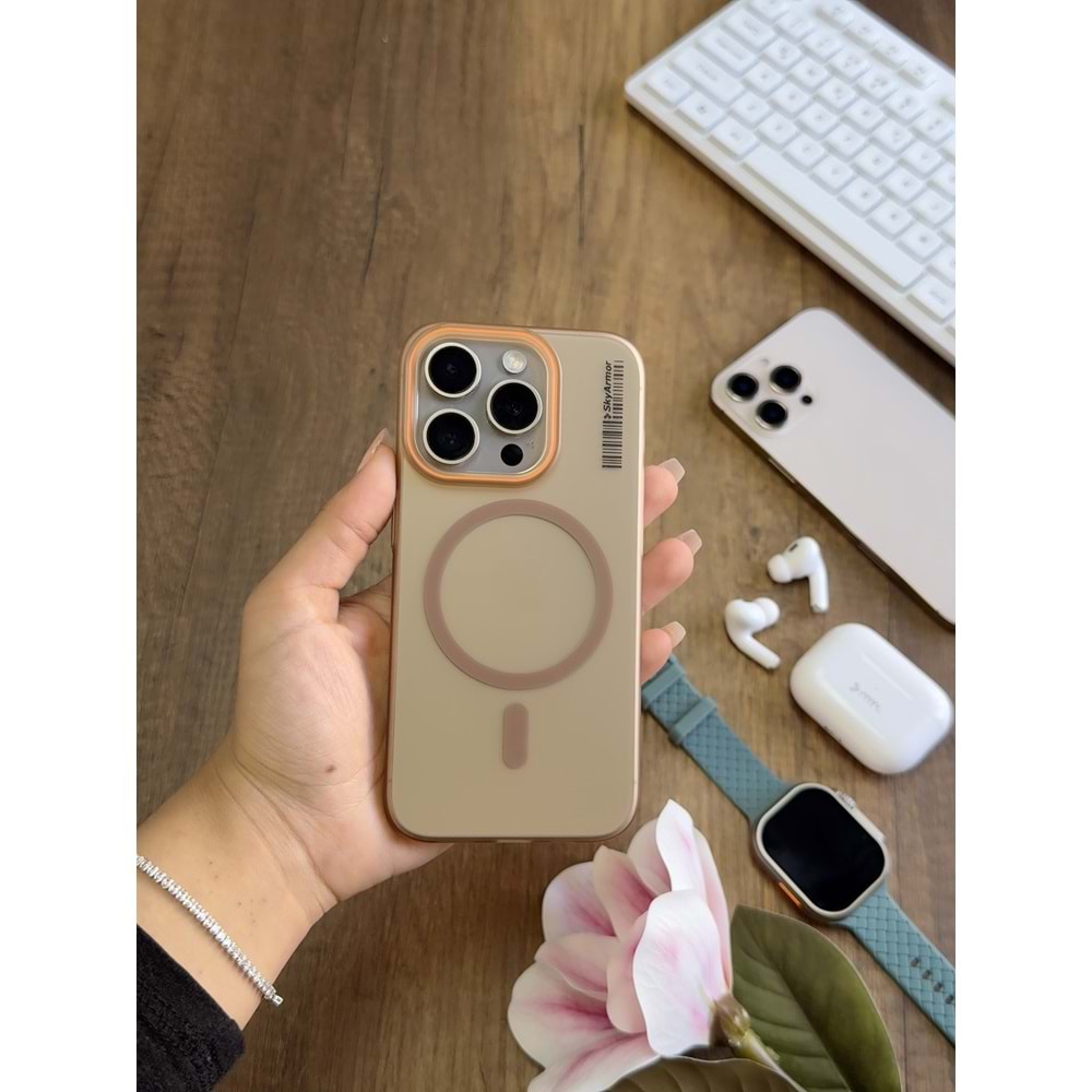 IPHONE 15 PRO MAGSAFE UYUMLU MAT SERT KLEİN KILIF