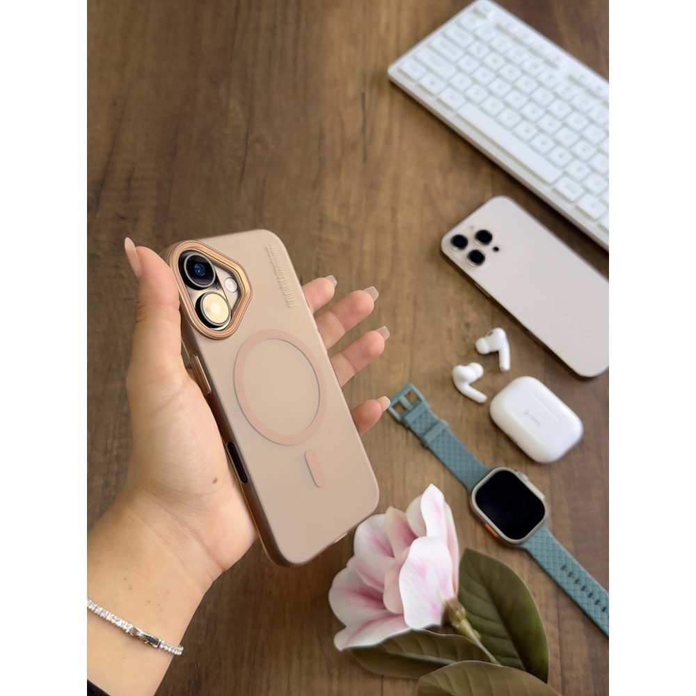 IPHONE 16 MAGSAFE UYUMLU MAT SERT KLEİN KILIF