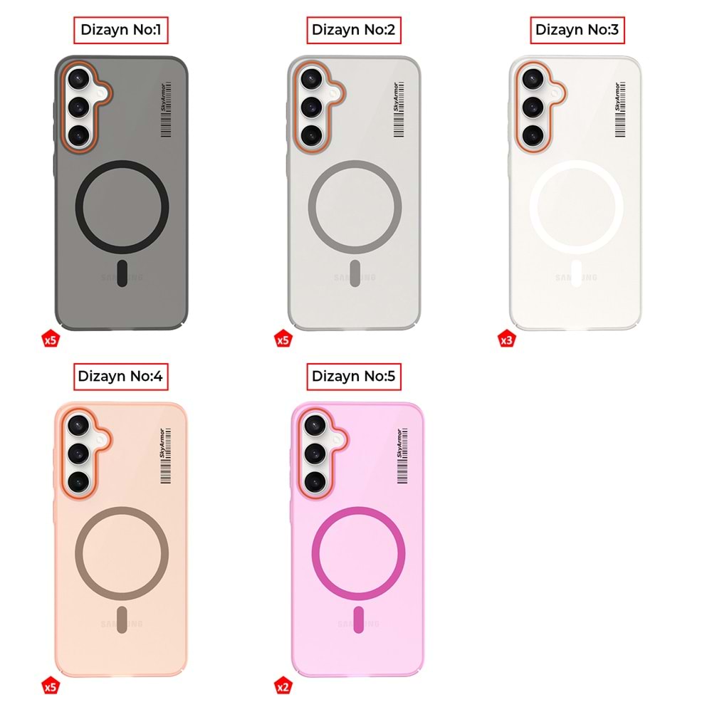 SAMSUNG S25 FE MAGSAFE UYUMLU MAT SERT KLEİN KILIF