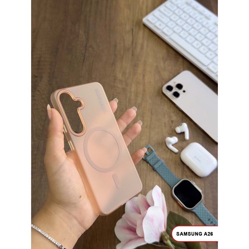 SAMSUNG A26 MAGSAFE UYUMLU MAT SERT KLEİN KILIF
