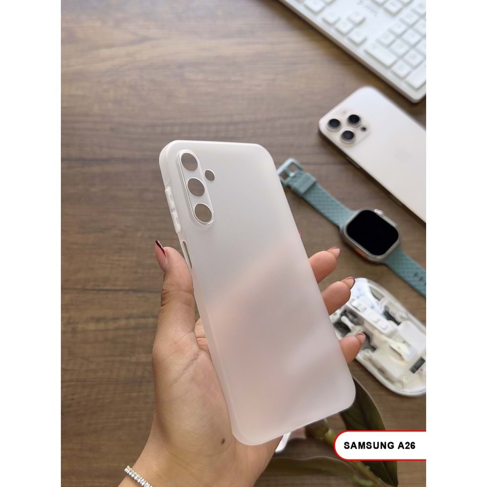SAMSUNG A26 SÜPER İNCE MAT MTL ULTRA THİN SİLİKON KILIF
