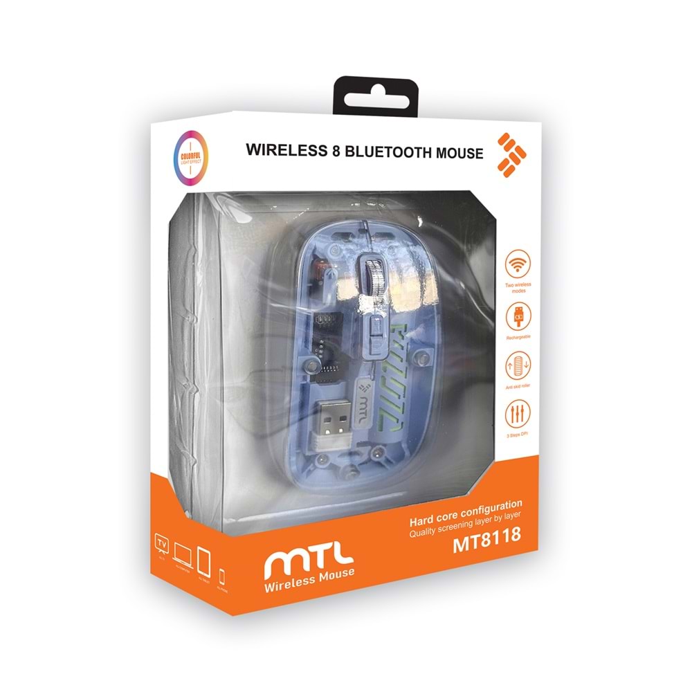 MT8118 BLUETOOTH & WİRELESS 2 in 1 MOUSE /80