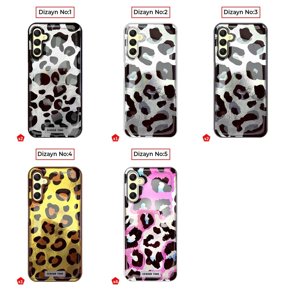 SAMSUNG A25 LEOPAR DESENLİ LEO SİLİKON KILIF