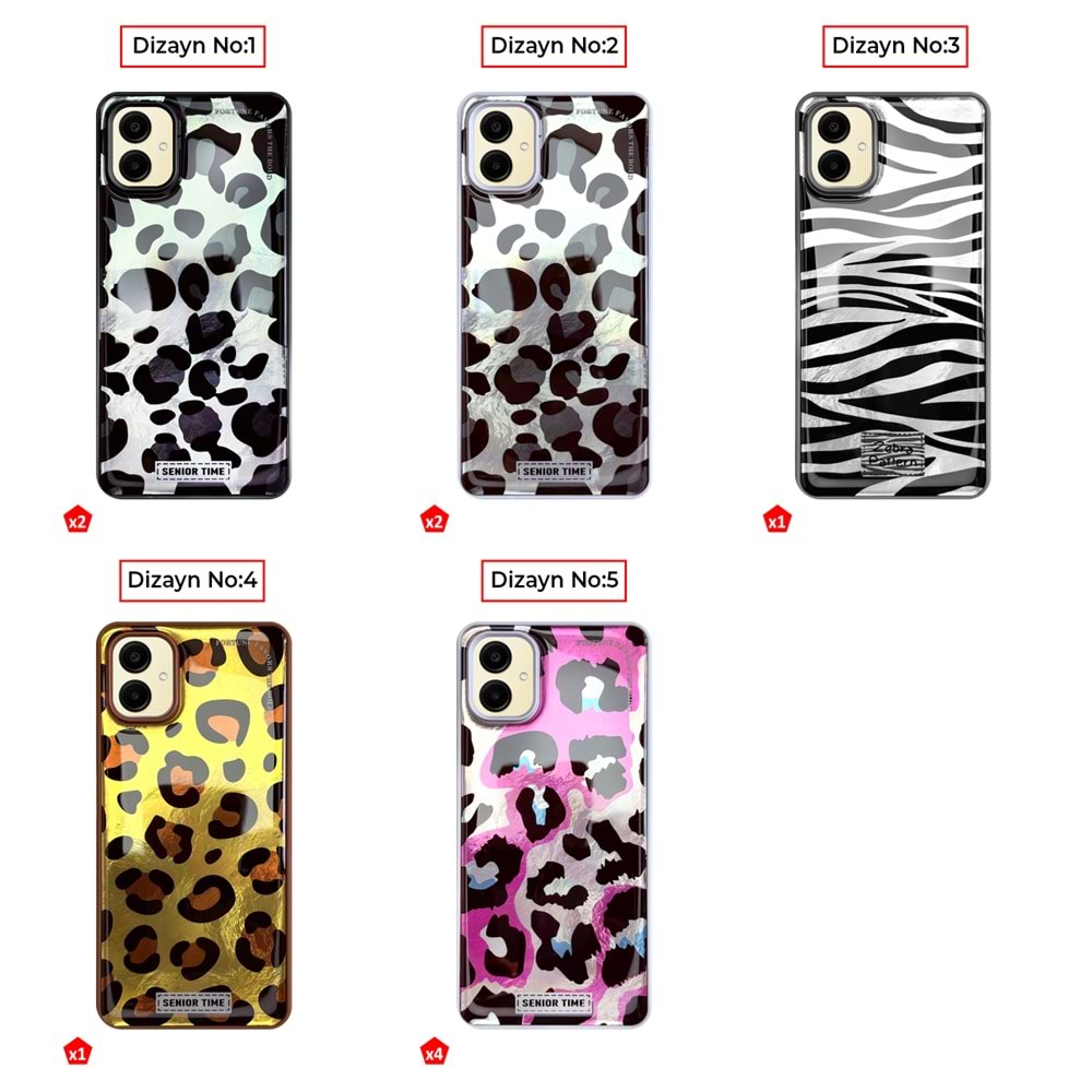 SAMSUNG A06 LEOPAR DESENLİ LEO SİLİKON KILIF