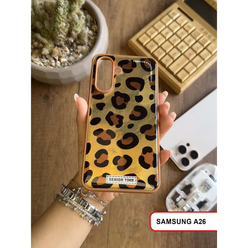 SAMSUNG A26 LEOPAR DESENLİ LEO SİLİKON KILIF