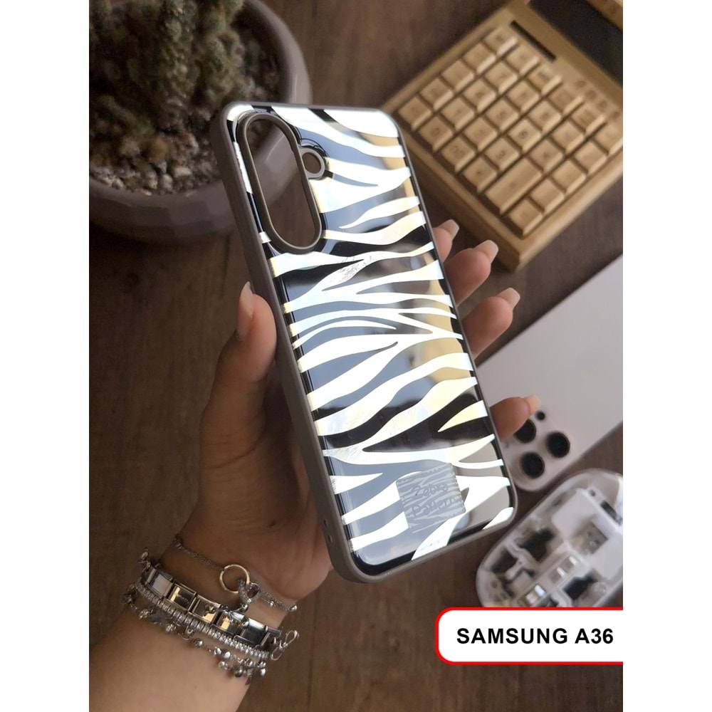 SAMSUNG A36 LEOPAR DESENLİ LEO SİLİKON KILIF