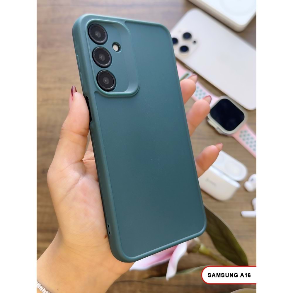 SAMSUNG A16 RENK ATMAYAN KEEP SİLİKON KILIF - HAKI