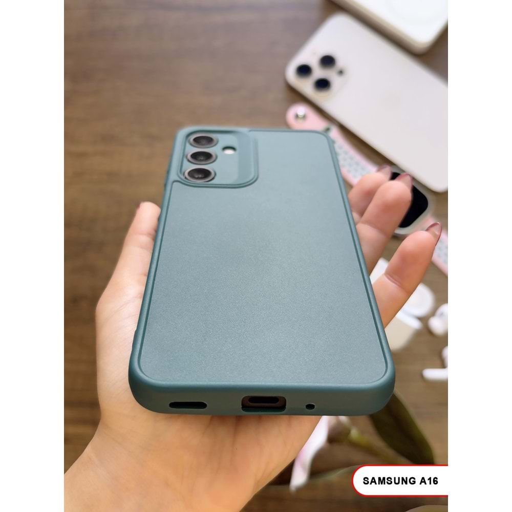 SAMSUNG A16 RENK ATMAYAN KEEP SİLİKON KILIF - HAKI