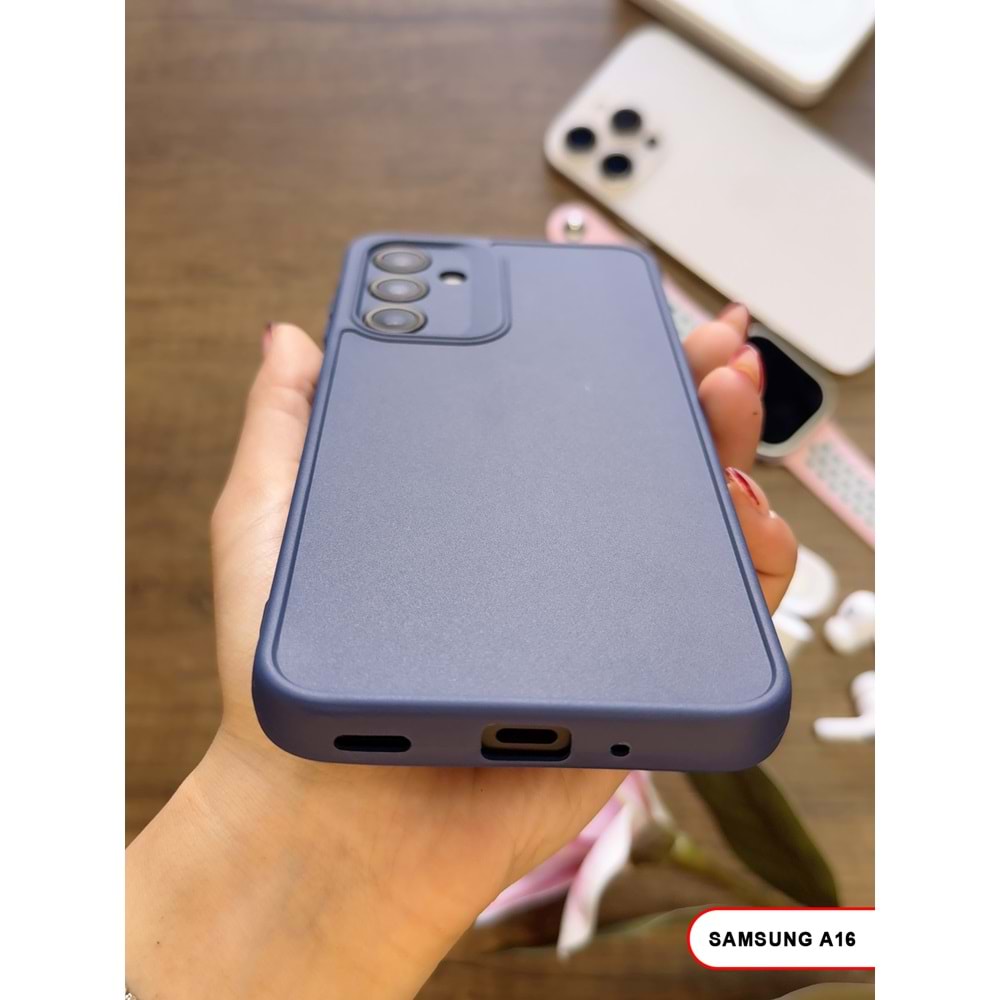 SAMSUNG A16 RENK ATMAYAN KEEP SİLİKON KILIF - LACIVERT