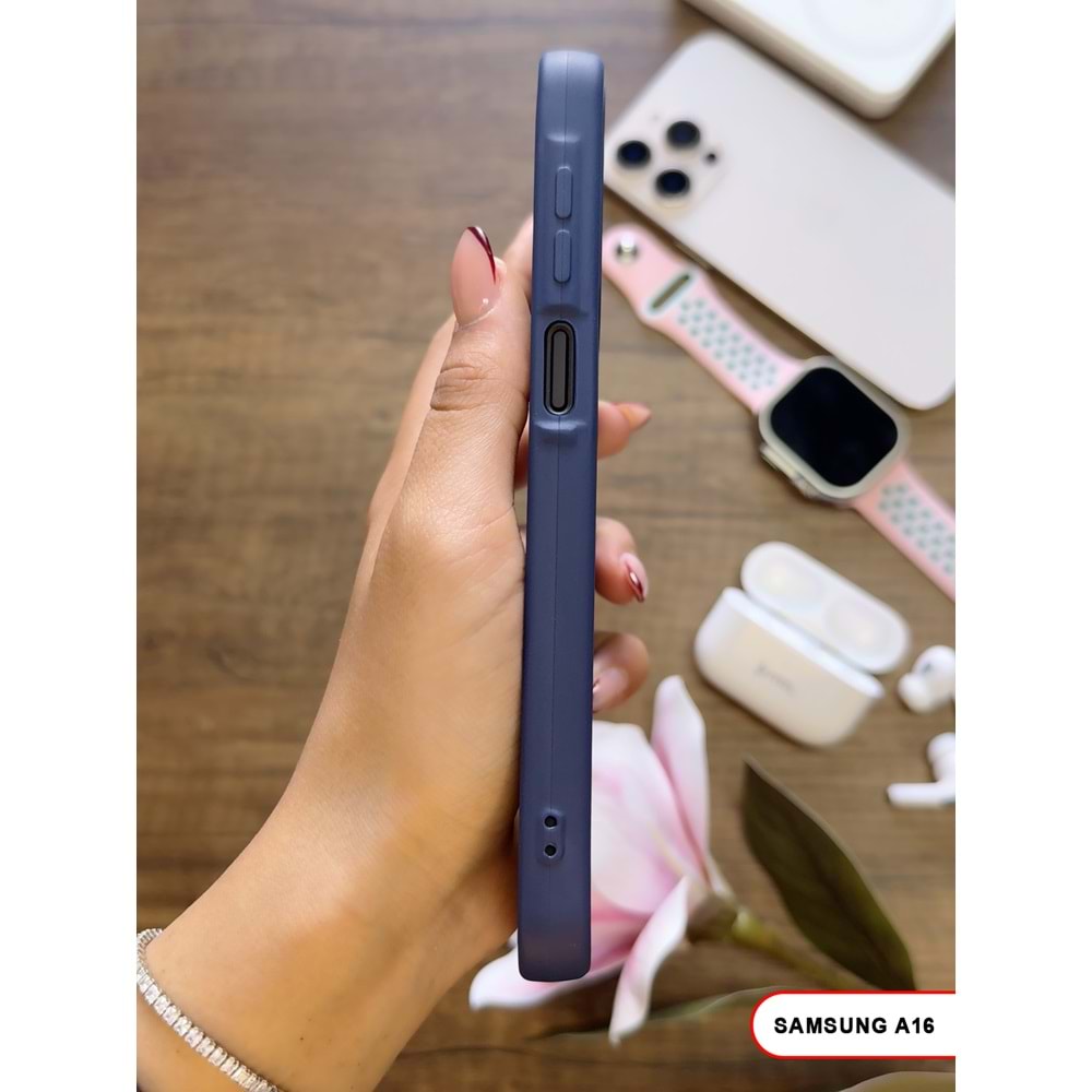 SAMSUNG A16 RENK ATMAYAN KEEP SİLİKON KILIF - LACIVERT