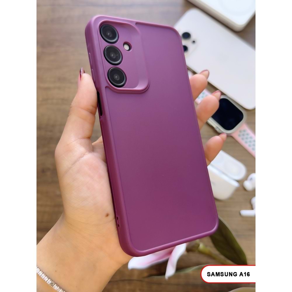SAMSUNG A16 RENK ATMAYAN KEEP SİLİKON KILIF - MOR