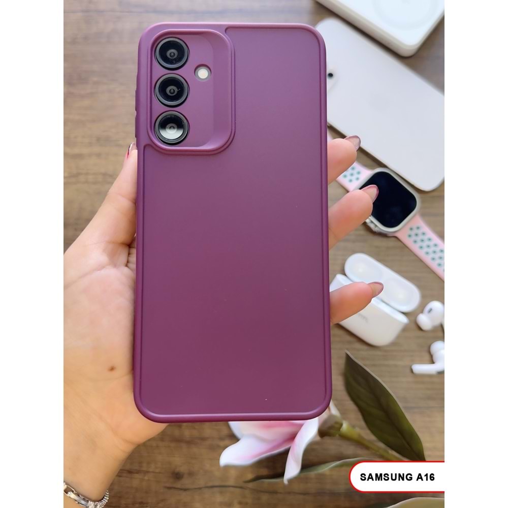 SAMSUNG A16 RENK ATMAYAN KEEP SİLİKON KILIF - MOR