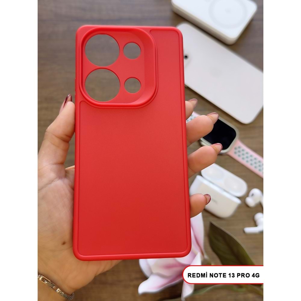 XİAOMİ REDMİ NOTE 13 PRO 4G RENK ATMAYAN KEEP SİLİKON KILIF - KIRMIZI