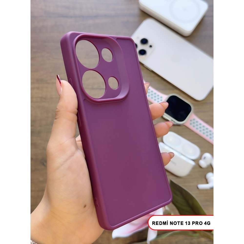 XİAOMİ REDMİ NOTE 13 PRO 4G RENK ATMAYAN KEEP SİLİKON KILIF - MOR