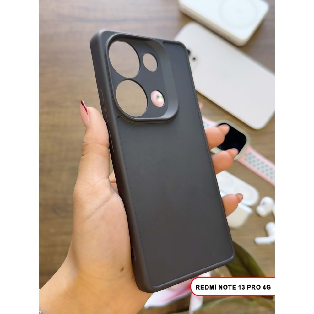 XİAOMİ REDMİ NOTE 13 PRO 4G RENK ATMAYAN KEEP SİLİKON KILIF - SIYAH
