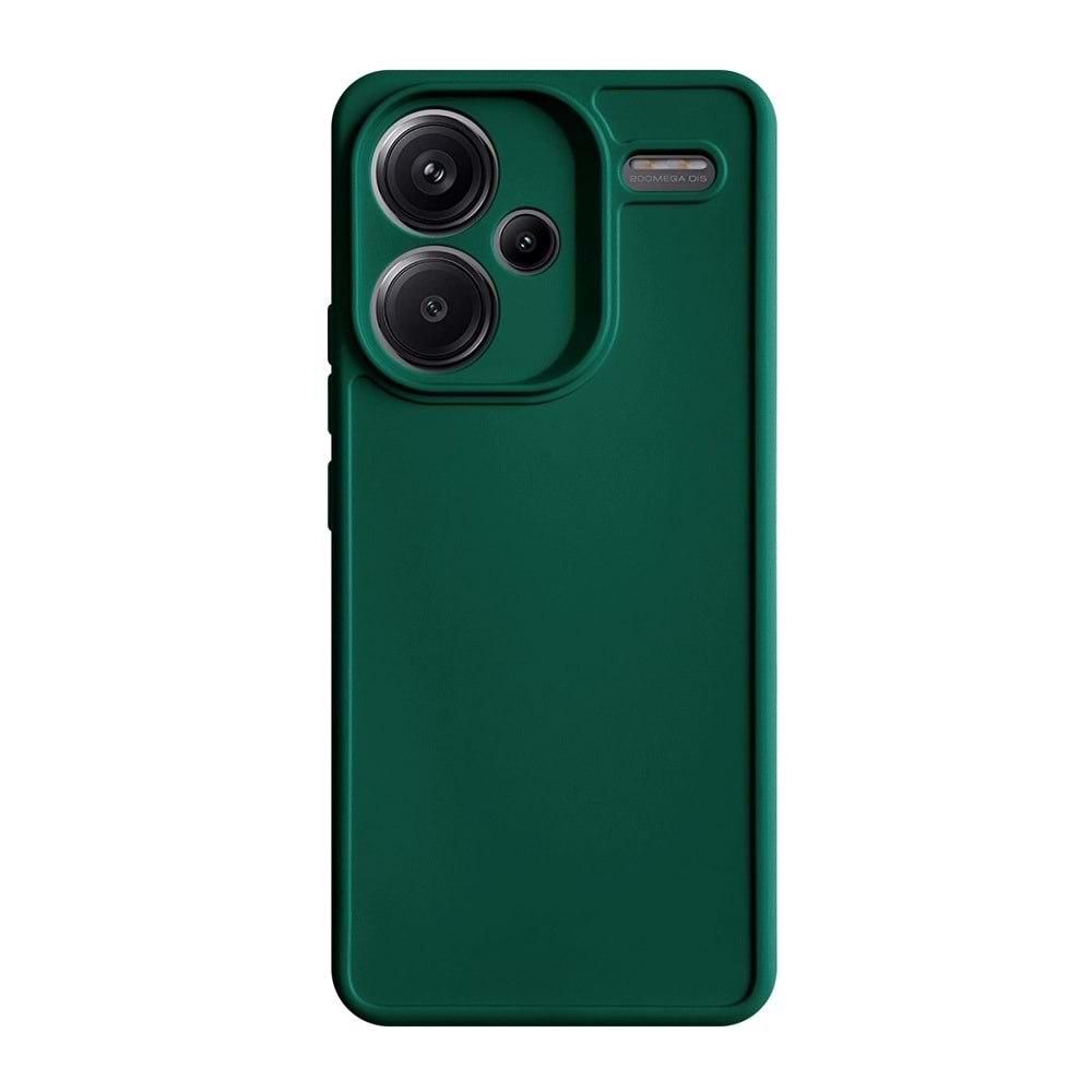 XİAOMİ REDMİ NOTE 13 PRO PLUS RENK ATMAYAN KEEP SİLİKON KILIF - HAKI
