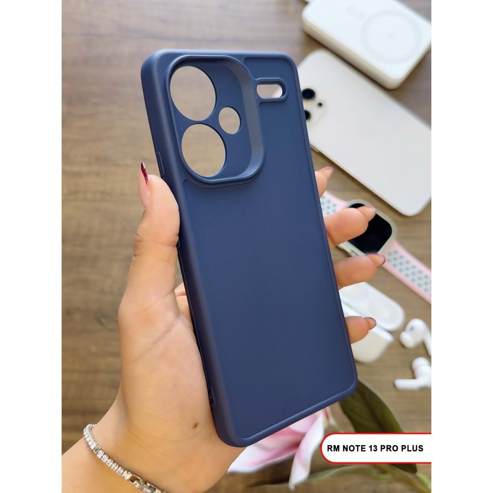 XİAOMİ REDMİ NOTE 13 PRO PLUS RENK ATMAYAN KEEP SİLİKON KILIF - LACIVERT