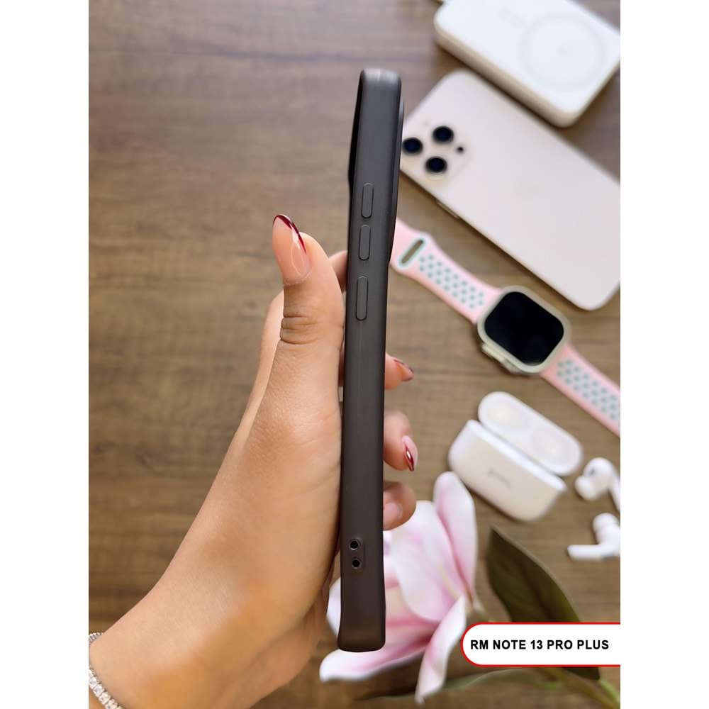 XİAOMİ REDMİ NOTE 13 PRO PLUS RENK ATMAYAN KEEP SİLİKON KILIF - SIYAH