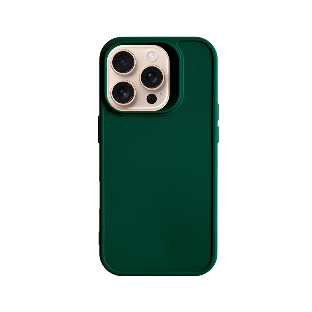 IPHONE 16 PRO RENK ATMAYAN KEEP SİLİKON KILIF - HAKI