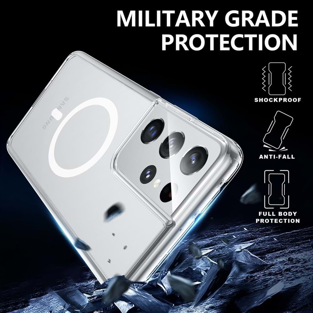 SAMSUNG S21 ULTRA MTL SAFE SİLİKON