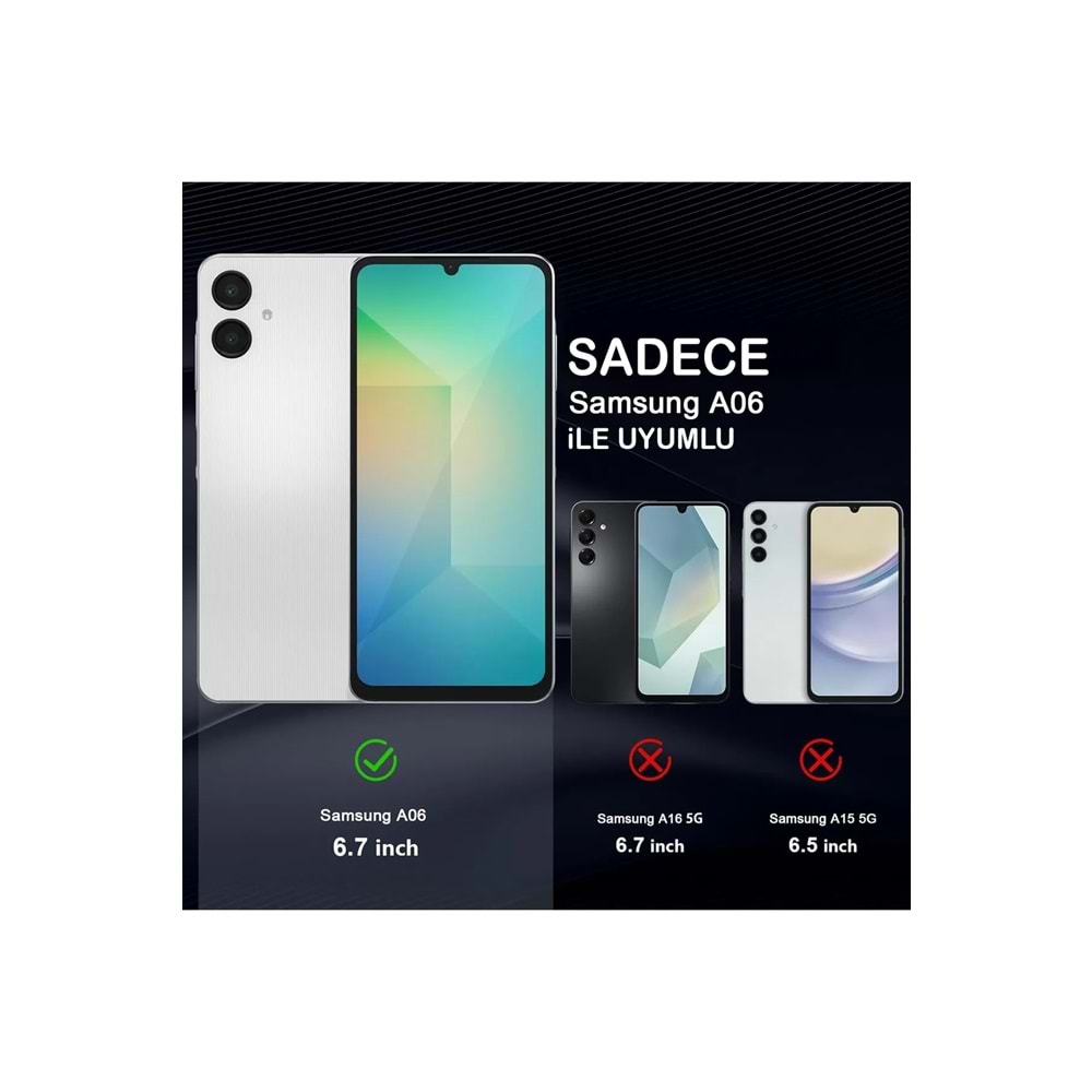 SAMSUNG A06 MTL SAFE SİLİKON