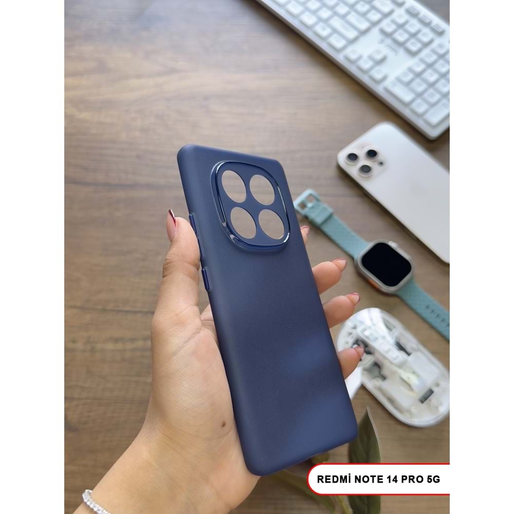 XİAOMİ REDMİ NOTE 14 PRO 5G SÜPER İNCE MAT MTL ULTRA THİN SİLİKON KILIF