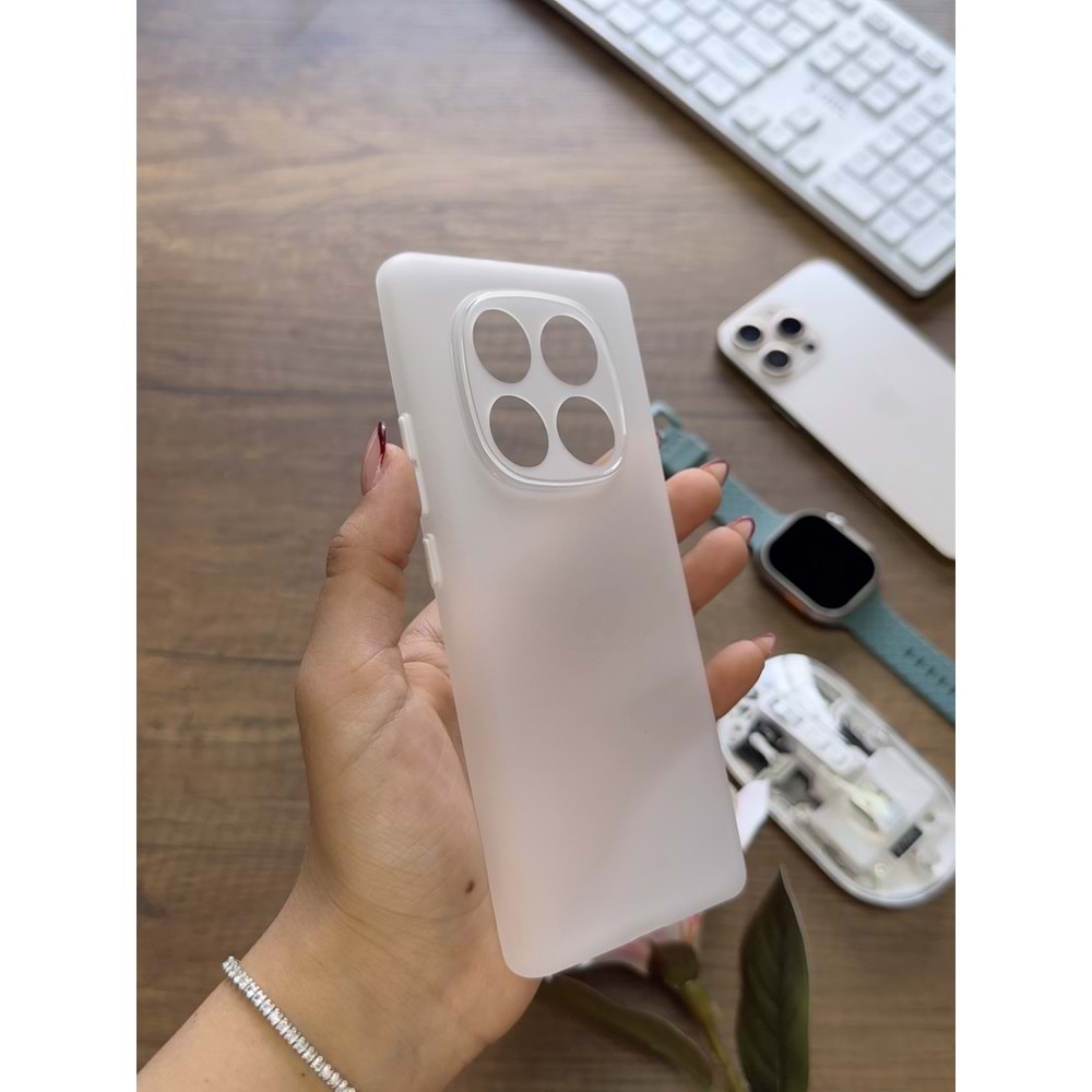 XİAOMİ REDMİ NOTE 14 PRO 4G GLOBAL SÜPER İNCE MAT MTL ULTRA THİN SİLİKON KILIF