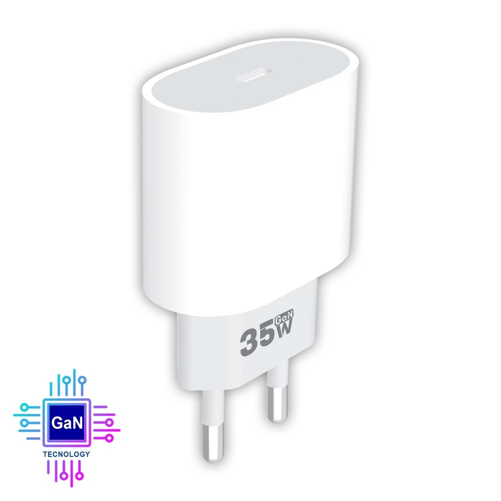 MT1735 35W GAN QC 4.0 PD TYPE-C TO TYPE-C EV ŞARJ CİHAZI
