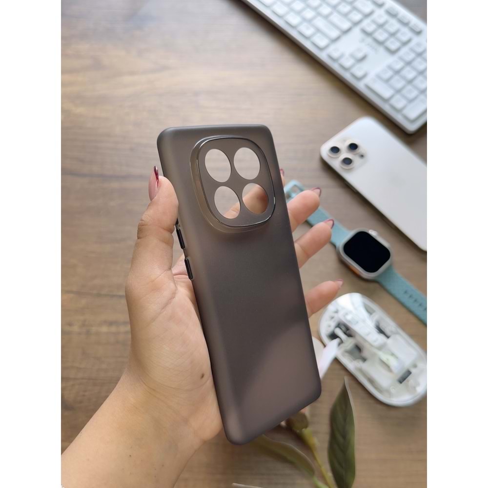 XİAOMİ REDMİ NOTE 14 PRO PLUS 5G SÜPER İNCE MAT MTL ULTRA THİN SİLİKON KILIF