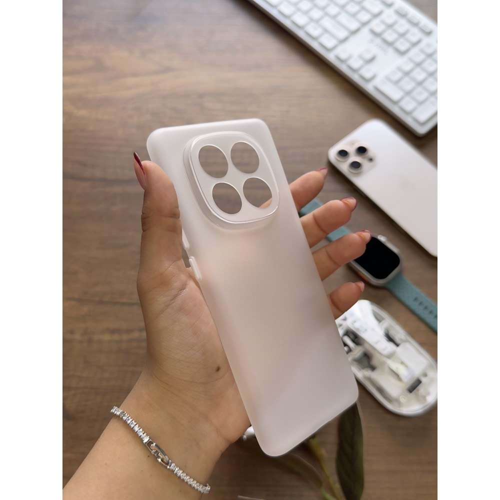 XİAOMİ REDMİ NOTE 14 PRO PLUS 5G SÜPER İNCE MAT MTL ULTRA THİN SİLİKON KILIF