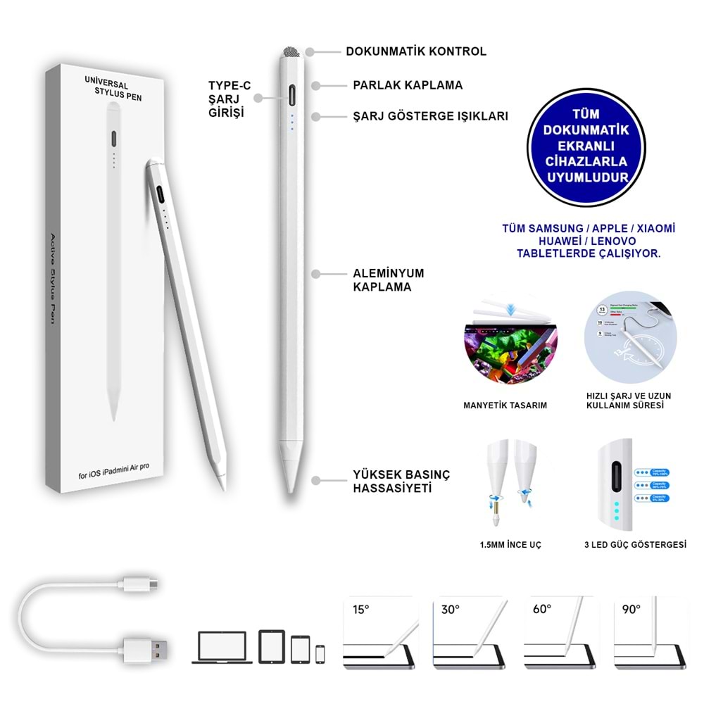MT9105 UNİVERSAL STYLUS PENCIL KALEMİ