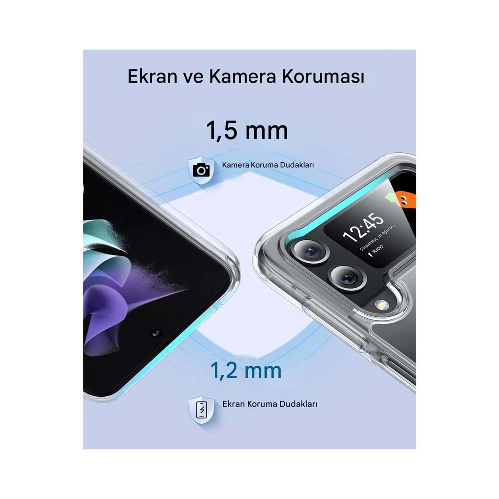 SAMSUNG Z FLİP 4 MTL SAFE SİLİKON