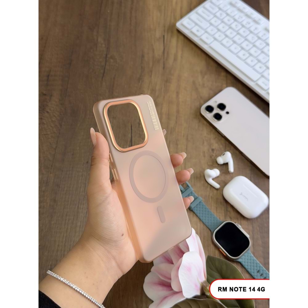 XİAOMİ REDMİ NOTE 14 4G MAGSAFE UYUMLU MAT SERT KLEİN KILIF