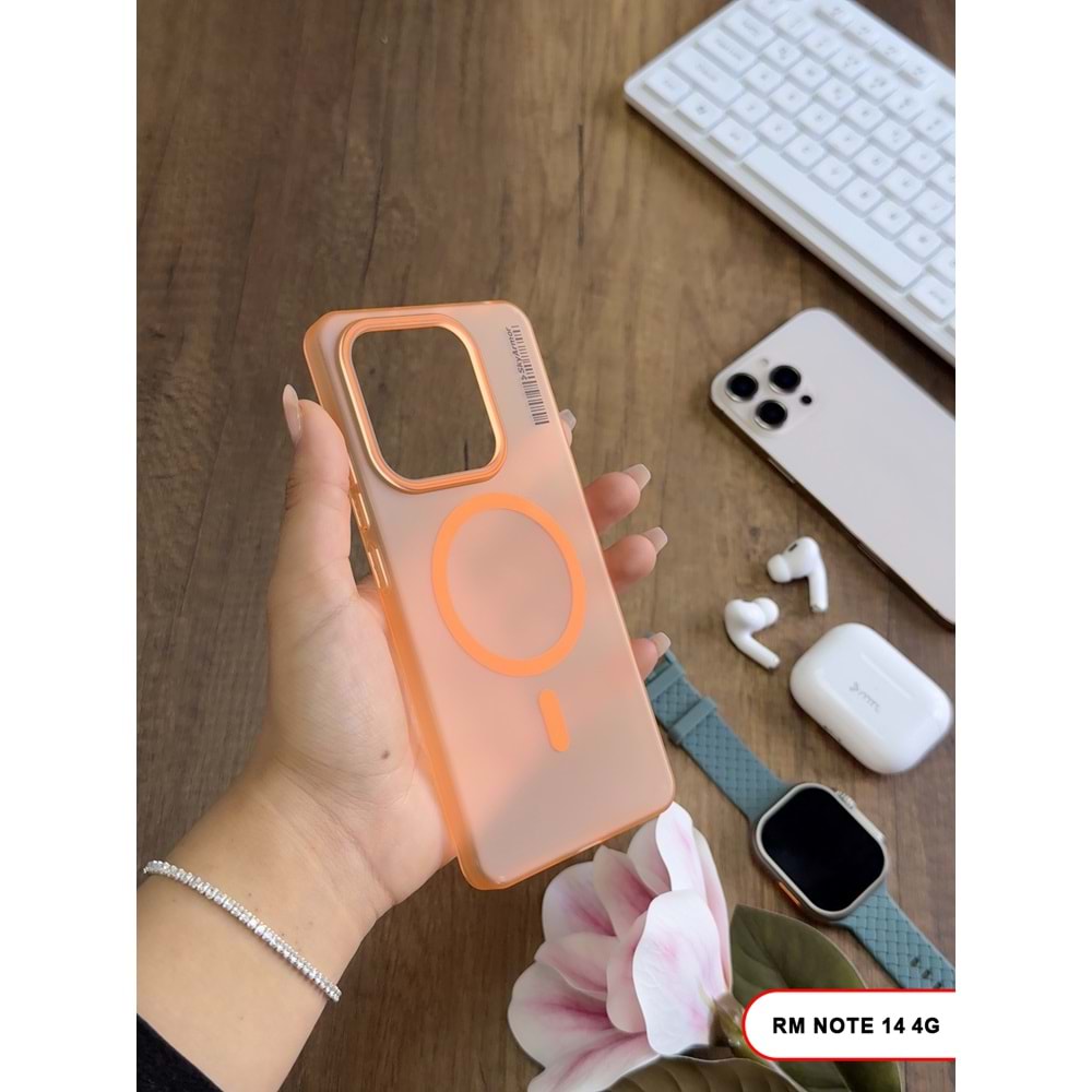 XİAOMİ REDMİ NOTE 14 4G MAGSAFE UYUMLU MAT SERT KLEİN KILIF