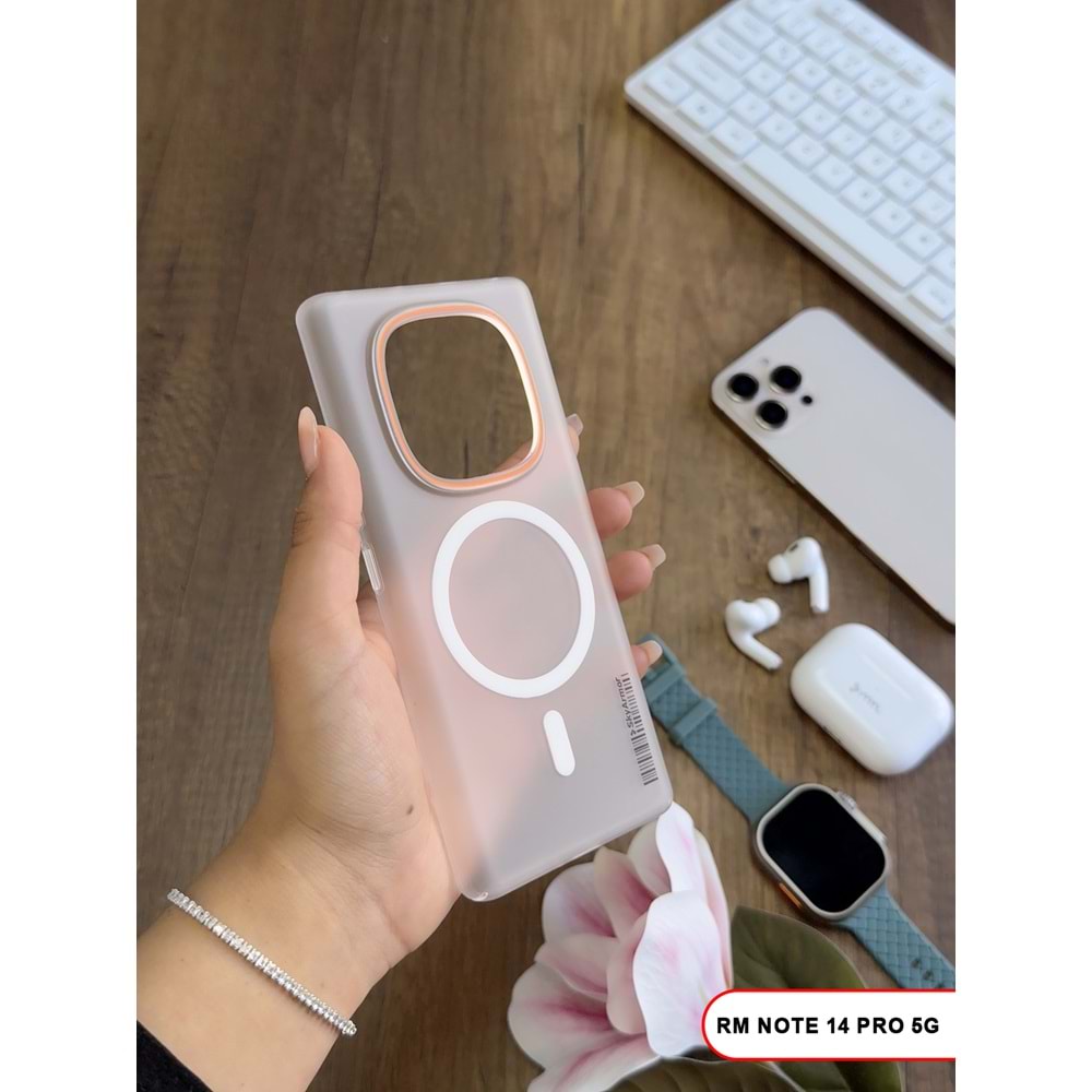XİAOMİ REDMİ NOTE 14 PRO 5G MAGSAFE UYUMLU MAT SERT KLEİN KILIF
