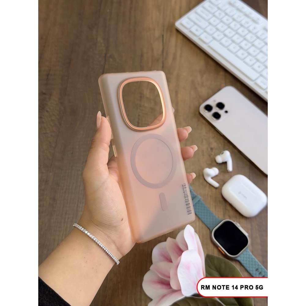 XİAOMİ REDMİ NOTE 14 PRO 5G MAGSAFE UYUMLU MAT SERT KLEİN KILIF
