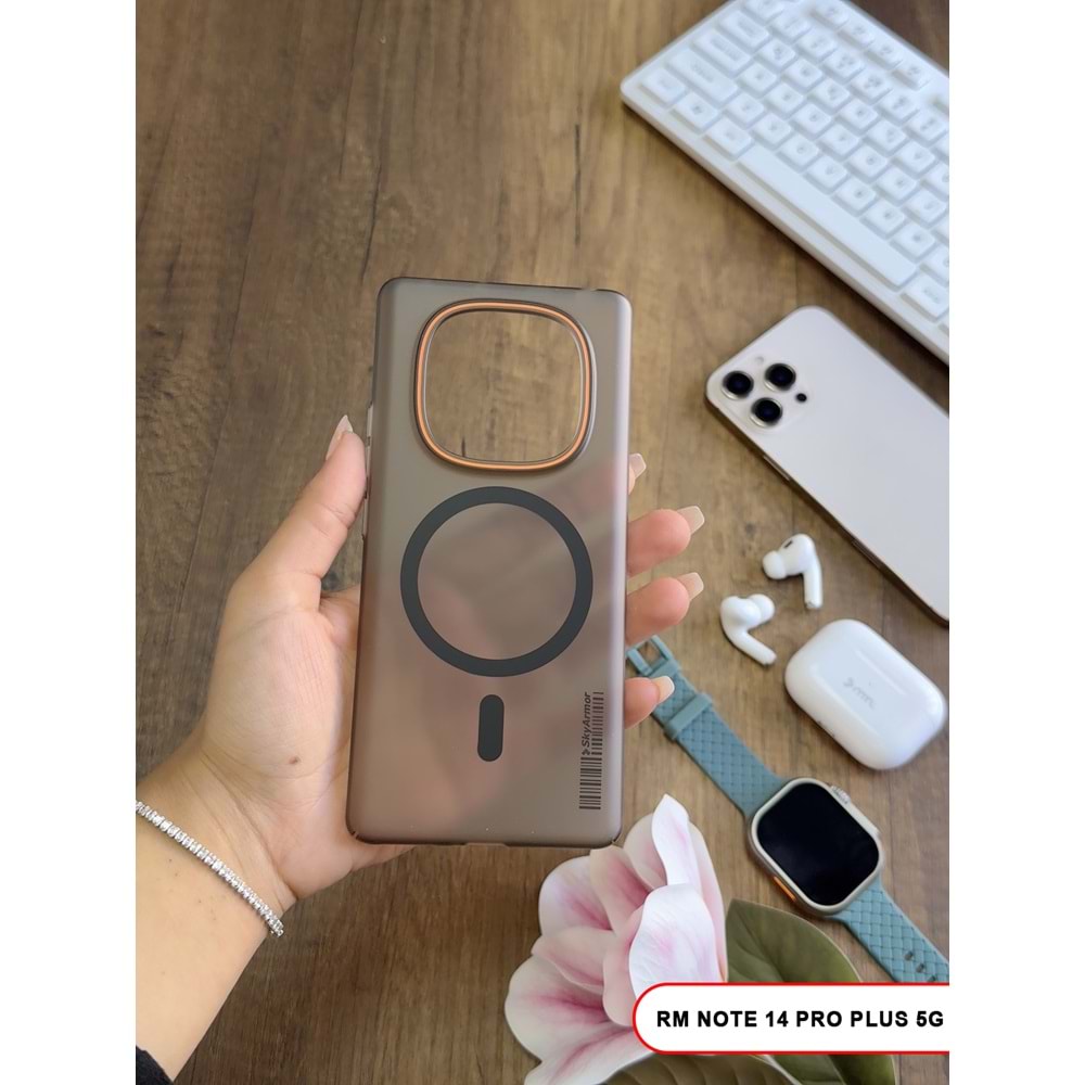 XİAOMİ REDMİ NOTE 14 PRO PLUS 5G MAGSAFE UYUMLU MAT SERT KLEİN KILIF