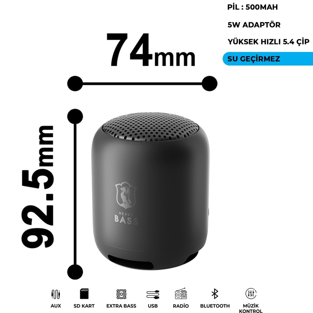 HEAVY BASS-01 BT SES SİSTEMİ
