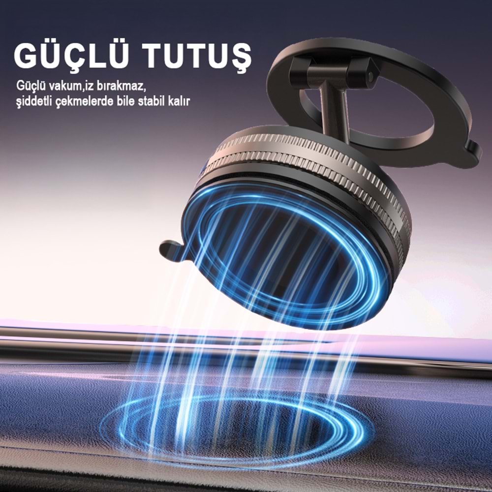 MT6082 360 MAGSAFE VAKUMLU ARAÇ TUTUCU