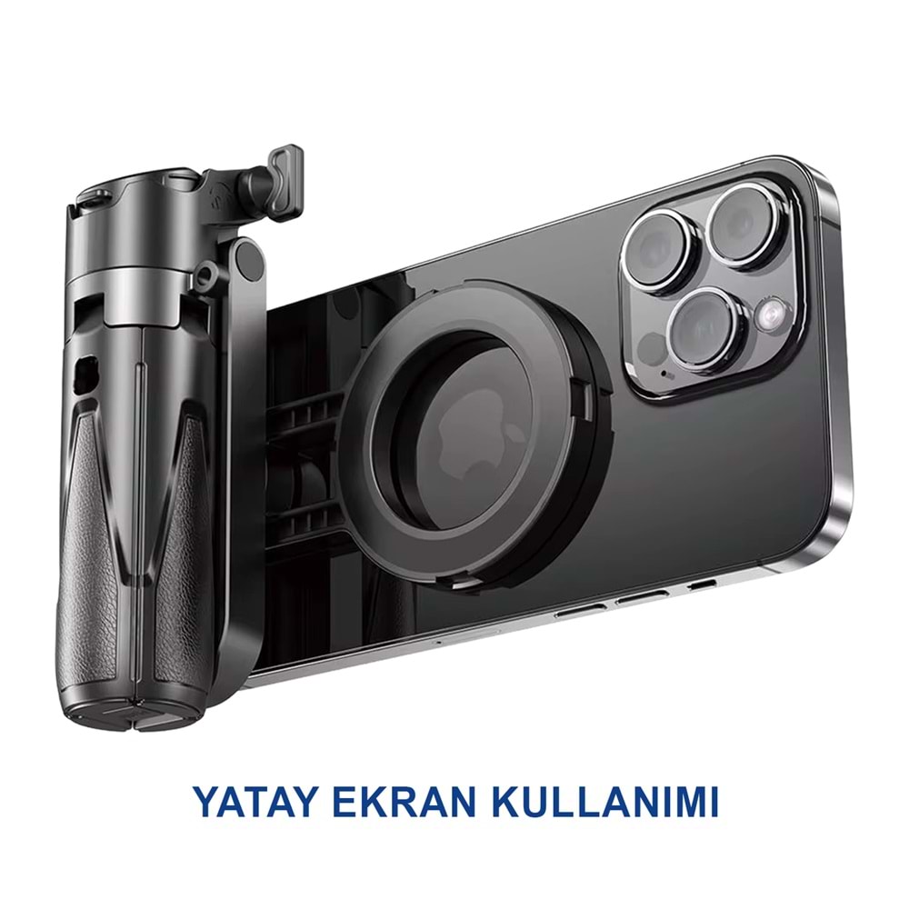 MT6633 ALL IN ONE MULTI MAGSAFE SELFİE ÇUBUĞU & TRİPOD
